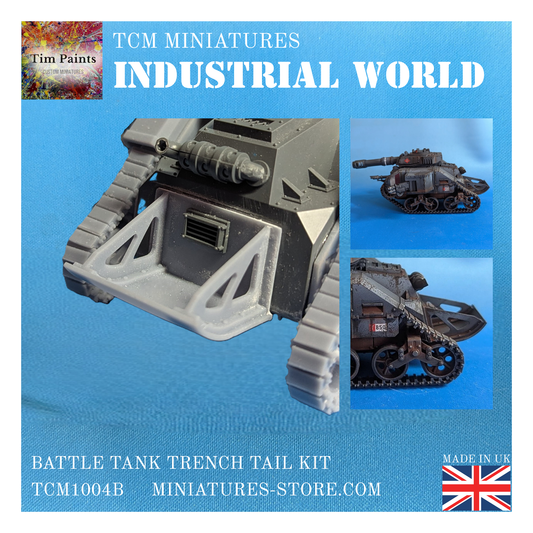 Industrial World Battle Tank Trench Rails